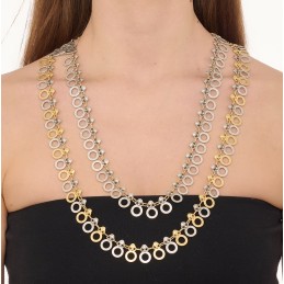 COLLANA ZAMA SILVER/GOLD -117