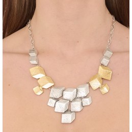 COLLANA ZAMA SILVER/GOLD -122