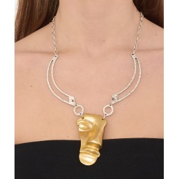 COLLANA ZAMA SILVER/GOLD -123