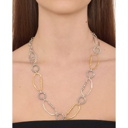 COLLANA ZAMA SILVER/GOLD -127