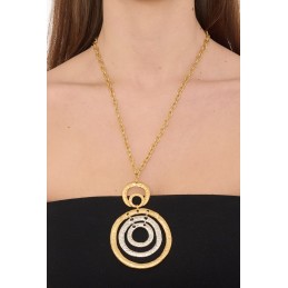 COLLANA ZAMA SILVER/GOLD -129