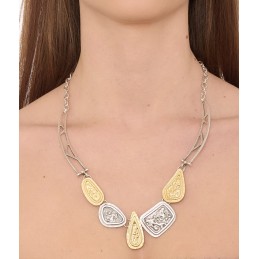 COLLANA ZAMA SILVER/GOLD -131