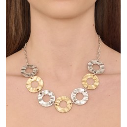 COLLANA ZAMA SILVER/GOLD -134