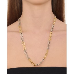 COLLANA ZAMA SILVER/GOLD -140