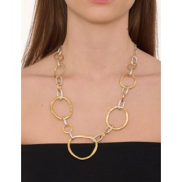 COLLANA ZAMA SILVER/GOLD -146