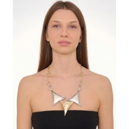 COLLANA ZAMA SILVER/GOLD -163