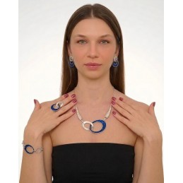 PARURE ZAMA ARGENTATA...