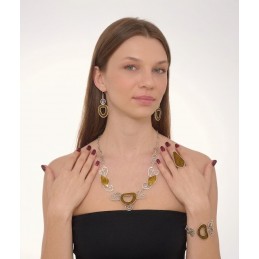 PARURE ZAMA ARGENTATA...