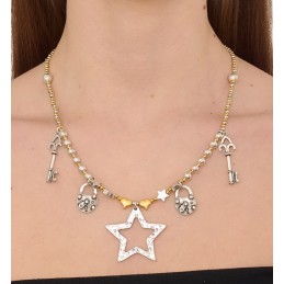 COLLANA ZAMA SILVER/GOLD -166