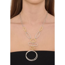 COLLANA ZAMA SILVER/GOLD -168
