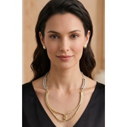 COLLANA ZAMA SILVER/GOLD -172