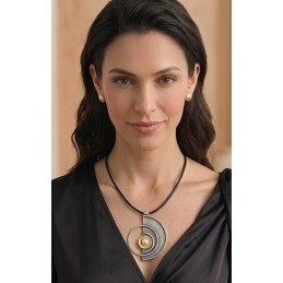 COLLANA ZAMA SILVER/GOLD -175