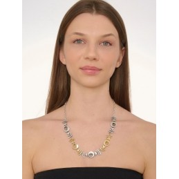 COLLANA ZAMA SILVER/GOLD -178