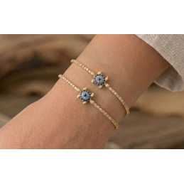 BRACCIALE PERLE STRASS...